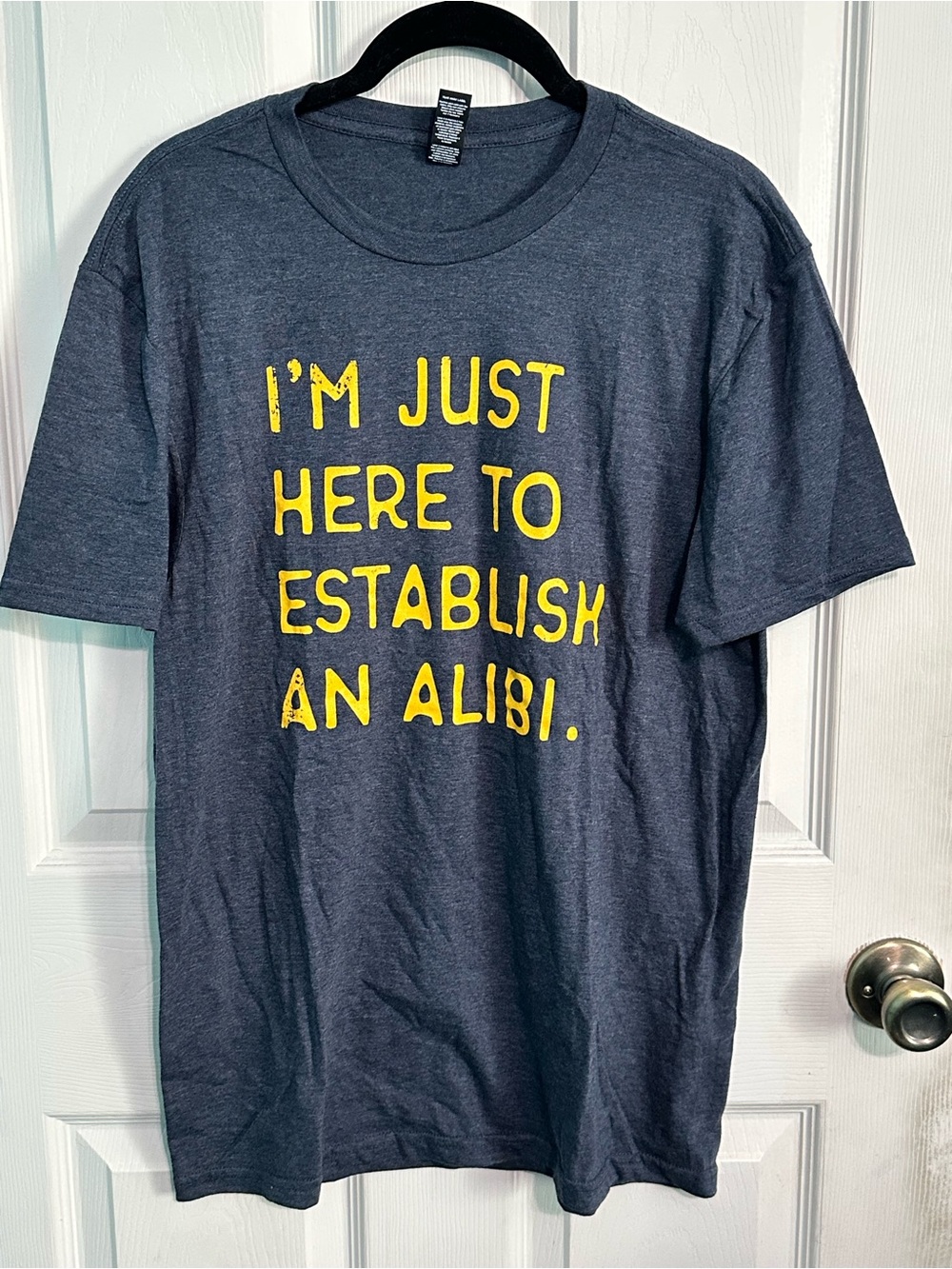 District Charcoal Gray Short Sleeve Tee Alibi